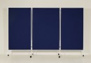 Raumteiler 100 x 180 cm, Textiloberflächen blau,...