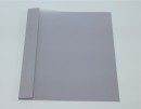 Ösenmappe, Lederstruktur, 4 mm, Farbe grau, satinierte Folie, VPE= 100 St.
