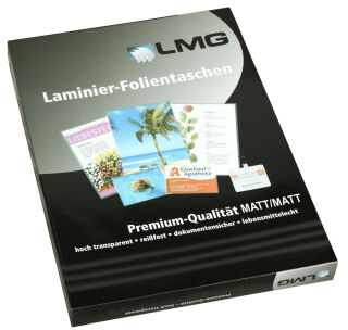 LMG Laminierfolien matt für A4 125 micron, 100 St.
