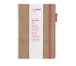 Transotype senseBook RED RUBBER, mit rotem Gummiband Größe medium Ausführung liniert