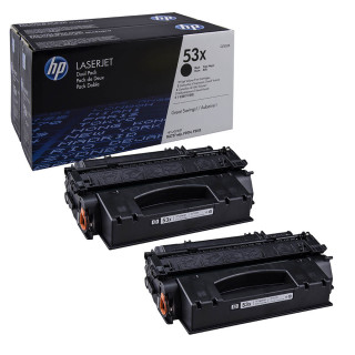 HP Toner 53X 2er Pack (Q7553XD), schwarz