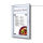 SCZ - Outdoor LED Menu Case 1 x A4, Speiseschaukasten Hochformat