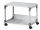 DURABLE Multi Trolley 48 Bürowagen grau 2 Ebenen 60,0 x 43,2 x 47,7 cm