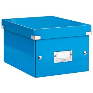 LEITZ Click & Store Aufbewahrungsbox 7,4 l blau 21,6 x 28,2 x 16,0 cm, 1 St.