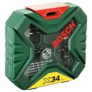 BOSCH Bohrer- und Bit-Set X-Line Classic, 34-teilig