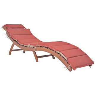 Garden Pleasure Sonnenliege Nassau braun Holz