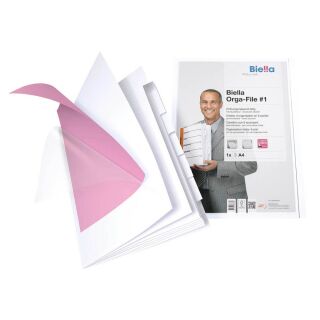 Biella Ordnungsmappe Orga-File 6 Fächer weiß, 1 St.