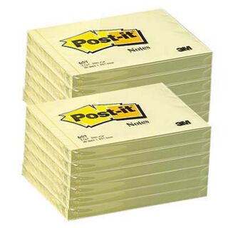 Post-it® Haftnotizen 657 gelb, 12 Blöcke