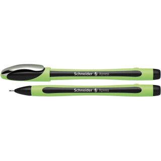 Schneider Xpress Fineliner schwarz 0,8 mm, 10 St.