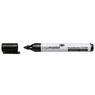 Legamaster TZ 100 Whiteboard- und Flipchart-Marker schwarz 1,5 - 3,0 mm, 10 St.