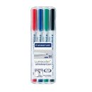 STAEDTLER pen Whiteboard-Marker farbsortiert 1,0 mm, 4 St.