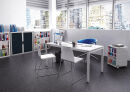 PAPERFLOW easyOffice Rollladenschrank Ordner ohne Fachböden 110,0 x 41,5 x 104,0 cm