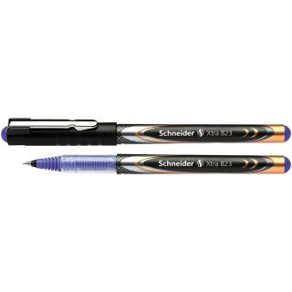 Schneider XTRA 823 Tintenroller schwarz 0,3 mm, Schreibfarbe: blau, 10 St.
