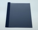 Ösenmappe, Lederstruktur, 1,5mm, Farbe nachtblau, glasklare Folie, VPE= 100 St.