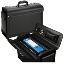 Alassio Pilotenkoffer GENOVA Lederimitat schwarz 46,0 x...