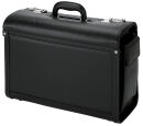 Alassio Pilotenkoffer GENOVA Lederimitat schwarz 46,0 x...