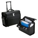 Alassio Pilotenkoffer MONDO Lederimitat schwarz 46,0 x...