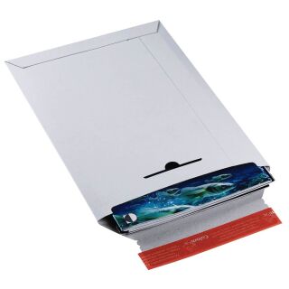 ColomPac® Kartonversandtaschen weiß für DIN A4, 20 St.