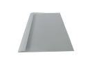 Ösenmappe, Lederstruktur, 4 mm, Farbe grau,...