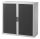 PAPERFLOW easyOffice Rollladenschrank weiß, anthrazit ohne Fachböden 110,0 x 41,5 x 104,0 cm