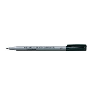 STAEDTLER Lumocolor Folienstifte schwarz 1,0 mm non-permanent, 10 St.
