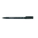 STAEDTLER Lumocolor Folienstifte schwarz 1,0 mm...