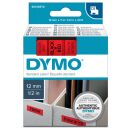DYMO Schriftband D1 45017 S0720570, 12 mm, schwarz auf rot, 1 St.