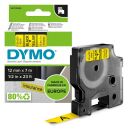 DYMO Schriftband D1 45018 S0720580, 12 mm, schwarz auf gelb, 1 St.