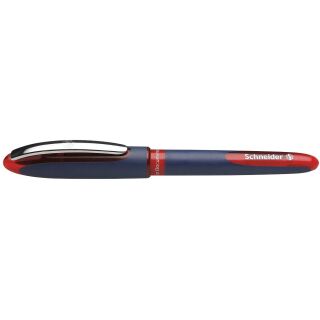 Schneider One Business Tintenroller rot/schwarz 0,6 mm, Schreibfarbe: rot, 1 St.
