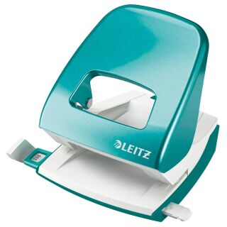 LEITZ Locher NeXXt 5008 WOW eisblau-metallic, 1 St.