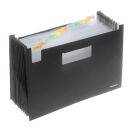 FolderSys Fächermappe 12 Fächer schwarz, 1 St.