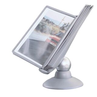DURABLE Sichttafelsystem SHERPA motion komplett 558737 DIN A4 grau mit 10 St. Sichttafeln, 1 St.