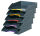 DURABLE Briefablagen VARICOLOR® dunkelgrau DIN A4, 5 St.