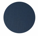 Ösenmappe, Leinenstruktur, 3 mm, Farbe nachtblau, glasklare Folie, VPE= 100 St.