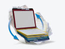 DURABLE Sichttafelsystem Vario® Pro 10 557900 DIN A4 farbsortiert mit 10 St. Sichttafeln, 1 St.