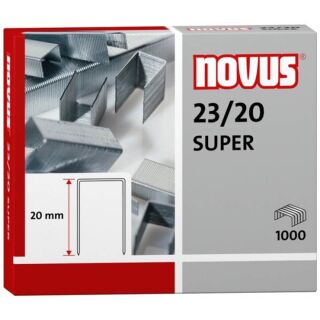 novus Heftklammern SUPER 23/20, 1.000 St.