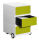 PAPERFLOW easyBox Rollcontainer weiß, grün 3 Auszüge 39,0 x 43,6 x 64,2 cm