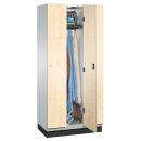 CP Spind Cambio lichtgrau, birke 45100-30 S10123, 3 Schließfächer 90,0 x 52,5 x 198,0 cm