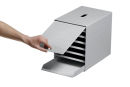 DURABLE Schubladenbox IDEALBOX PLUS  grau 1712001050, DIN C4 mit 7 Schubladen