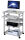 DURABLE PC-Tisch höhenverstellbar mit Rollen grau 75,0 x 53,4 x 95,0 - 115,0 cm