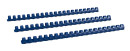 Plastikbinderücken, US-Teilung, Farbe: Blau, Durchmesser = 12 mm, VPE 100 St.