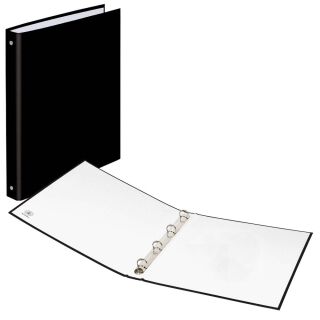 DONAU Ringbuch 4-Ringe schwarz 2,5 cm DIN A4, 1 St.