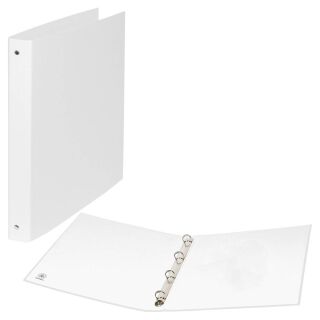 DONAU Ringbuch 4-Ringe weiß 2,5 cm DIN A4, 1 St.
