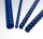 Plastikbinderücken, US-Teilung, Farbe: Blau, Durchmesser = 14 mm, VPE 100 St.