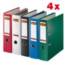 bene No1 POWER Ordner farbsortiert Kunststoff 8,0 cm DIN...