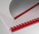 Plastikbinder&uuml;cken, US-Teilung, Farbe: Rot,...