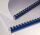 Plastikbinderücken, US-Teilung, Farbe: Blau,  Durchmesser = 16 mm, VPE 100 St.