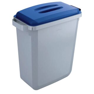 DURABLE Durabin 60 Mülleimer 60,0 l grau, blau, 1 St.
