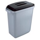 DURABLE Durabin 60 Mülleimer 60,0 l grau, schwarz, 1...