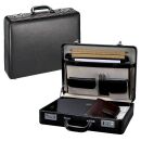 Alassio Aktenkoffer TAORMINA Leder schwarz 45,5 x 12,0 x...